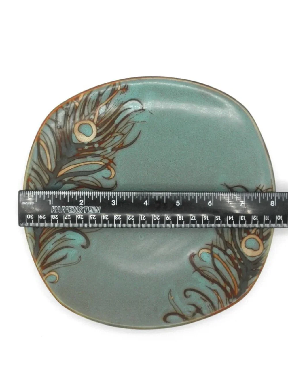 Peacock by Pier 1 ~ 8 inch Salad Plates Set of 4 Pattern Code: PERPEA